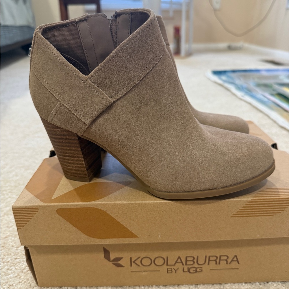 Koolaburra by UGG Women's Brown Ankle Booties